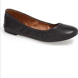 Lucky Brand Black Leather Ballet Flats - “Emmie”